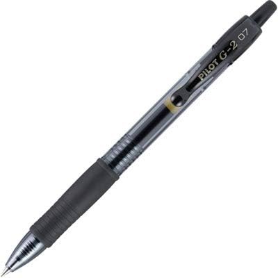 PILOT G2 Premium Rolling Ball Gel Pens, Fine Point, Black Ink, 12 Count
