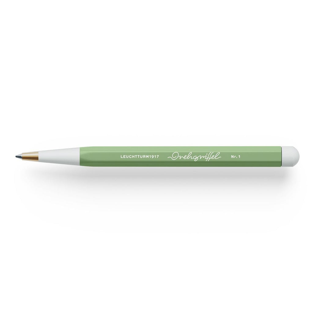 LEUCHTTURM1917 - Drehgriffel Writing Pen (Sage) - Gel Pen with Black Ink Included