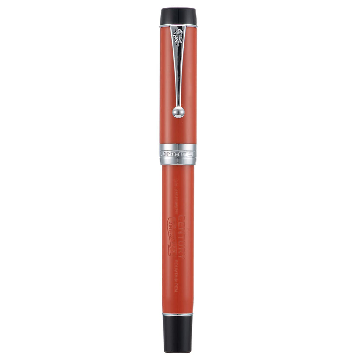 Jinhao 100 Fountain Pen Celluloid Classic Style, #6 Nib Smooth Writing Instrument with Refillable Converter and Pen Case Set