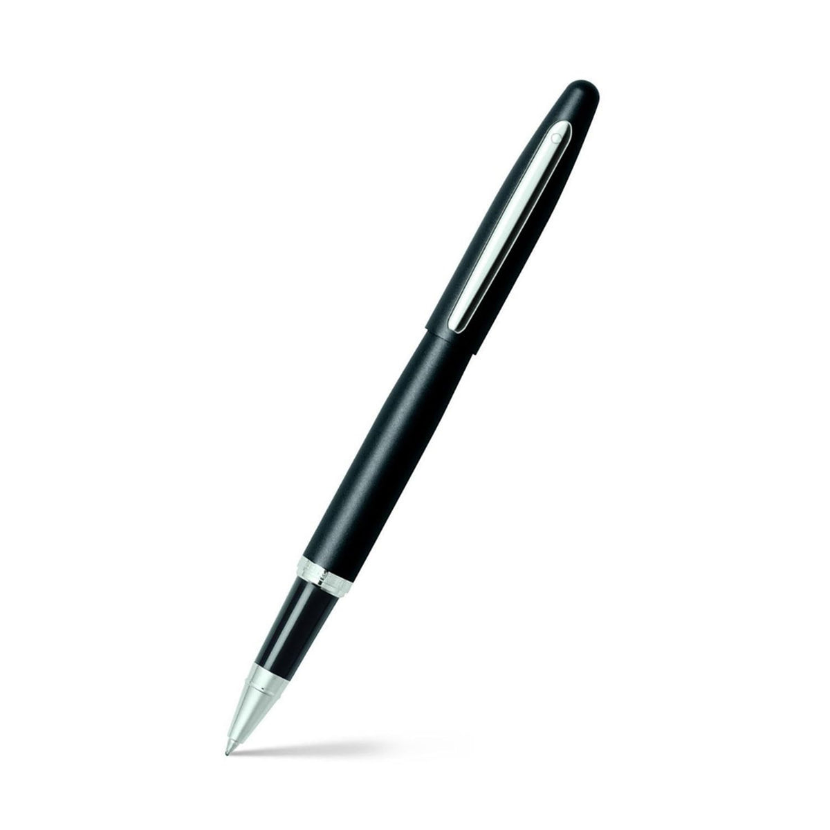 Sheaffer VFM Matte Black Fountain Pen with Chrome Trim and Fine Nib