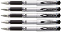 uni-ball 207 Impact Stick Rollerball Gel Pen, Bold, Blue, 5 Pens Per Order 65801