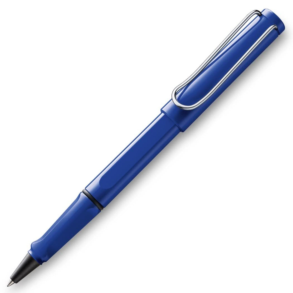 LAMY safari black - Fountain Pen with ergonomic grip & polished steel nib in size M - ideal for any Writing & Calligraphy - including LAMY T 10 blue cartridge - Right-Handed