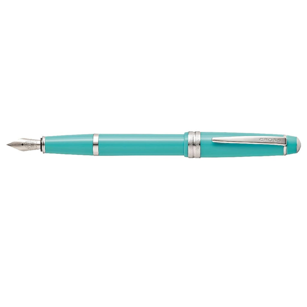 Cross Bailey Light Polished White Resin Fountain Pen, Fine Nib