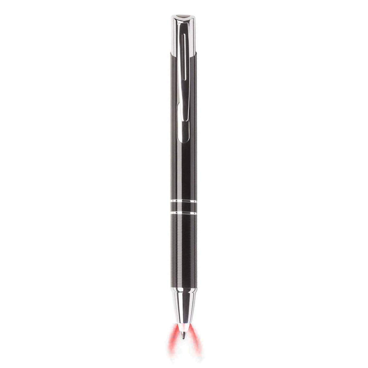 Pen with Light, Light Up Ballpoint Pen, Bright Lighted Pens for Writing in the Dark Led Light Flashlight Nurses Pen with Light Tip 3 Pack Penlight-Blue Light