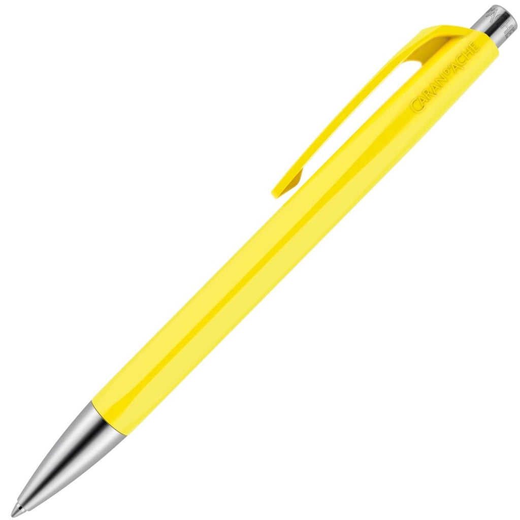 Caran Dache Ballpoint Pen, Scarlet, with SwissRide Blue Medium Cartridge
