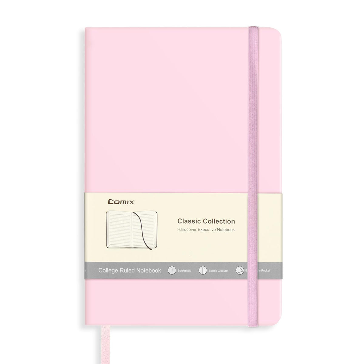 Comix 8 Pack Lined Journal Notebooks for Work, 240 Pages, 5.5"x8.3"