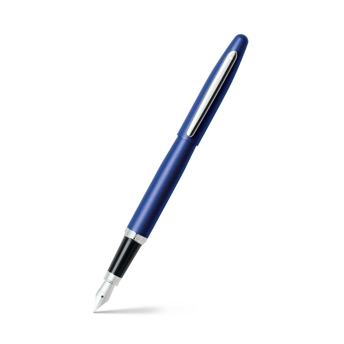 Sheaffer VFM Matte Black Fountain Pen with Chrome Trim and Fine Nib