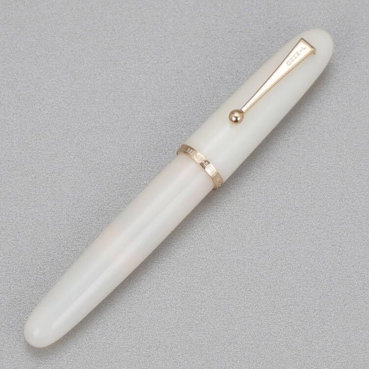 Jinhao 9019 Fountain Pen Dadao Series Ivory White #8 Heartbeat Fine Nib Large Converter Smooth Writing Instrument