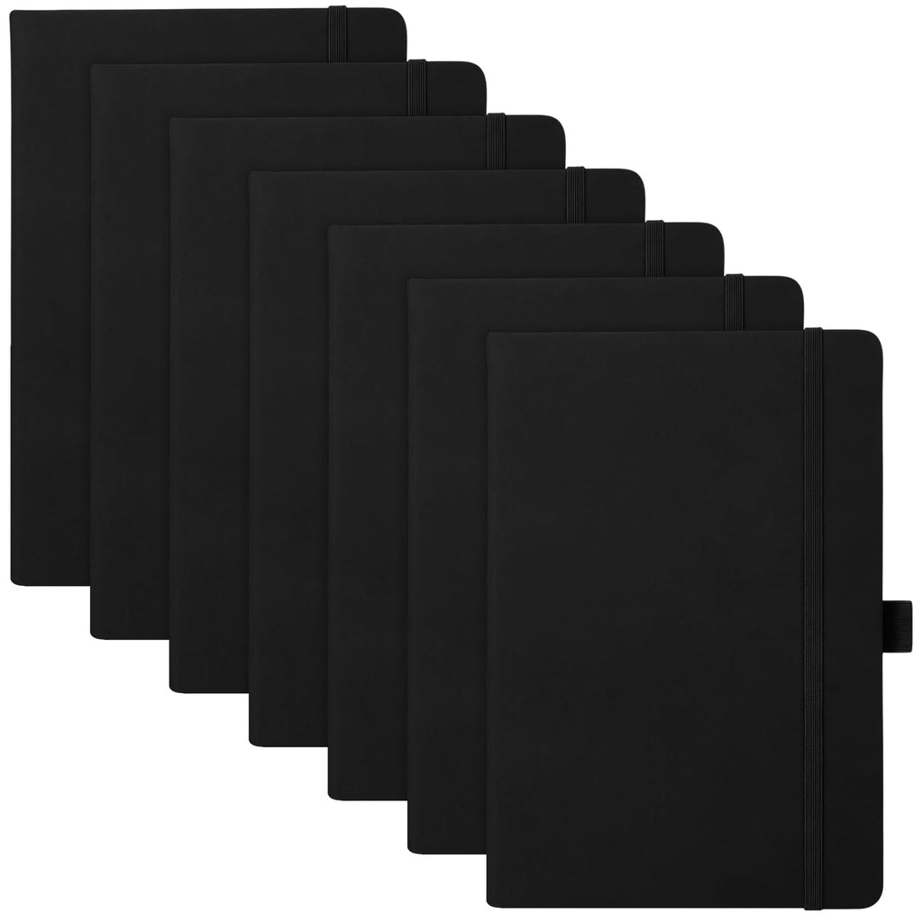 Laumoi 14 Pack Hardcover Lined Journal Notebooks Bulk,Brown,A5