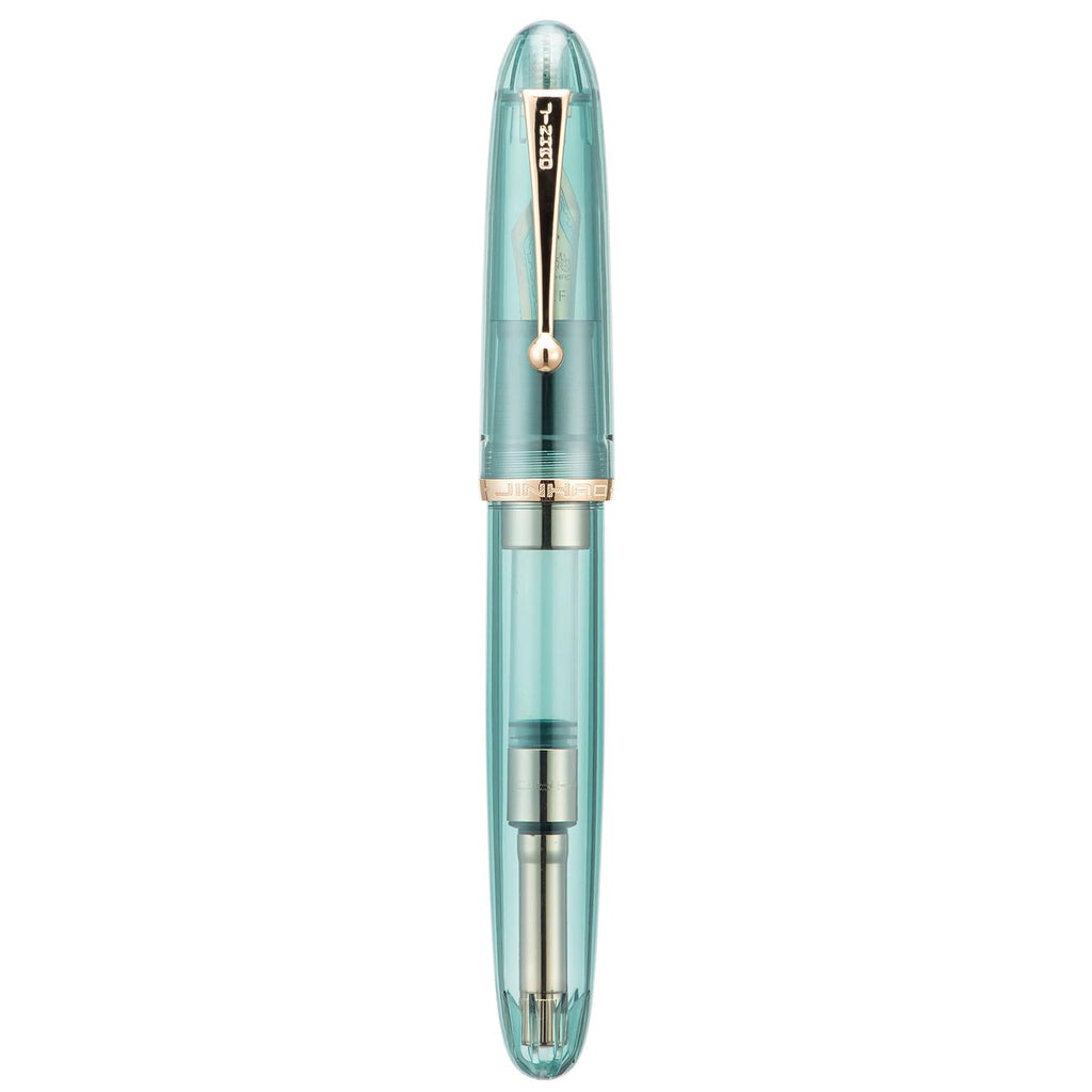 Jinhao 9019 Fountain Pen Dadao Series Ivory White #8 Heartbeat Fine Nib Large Converter Smooth Writing Instrument