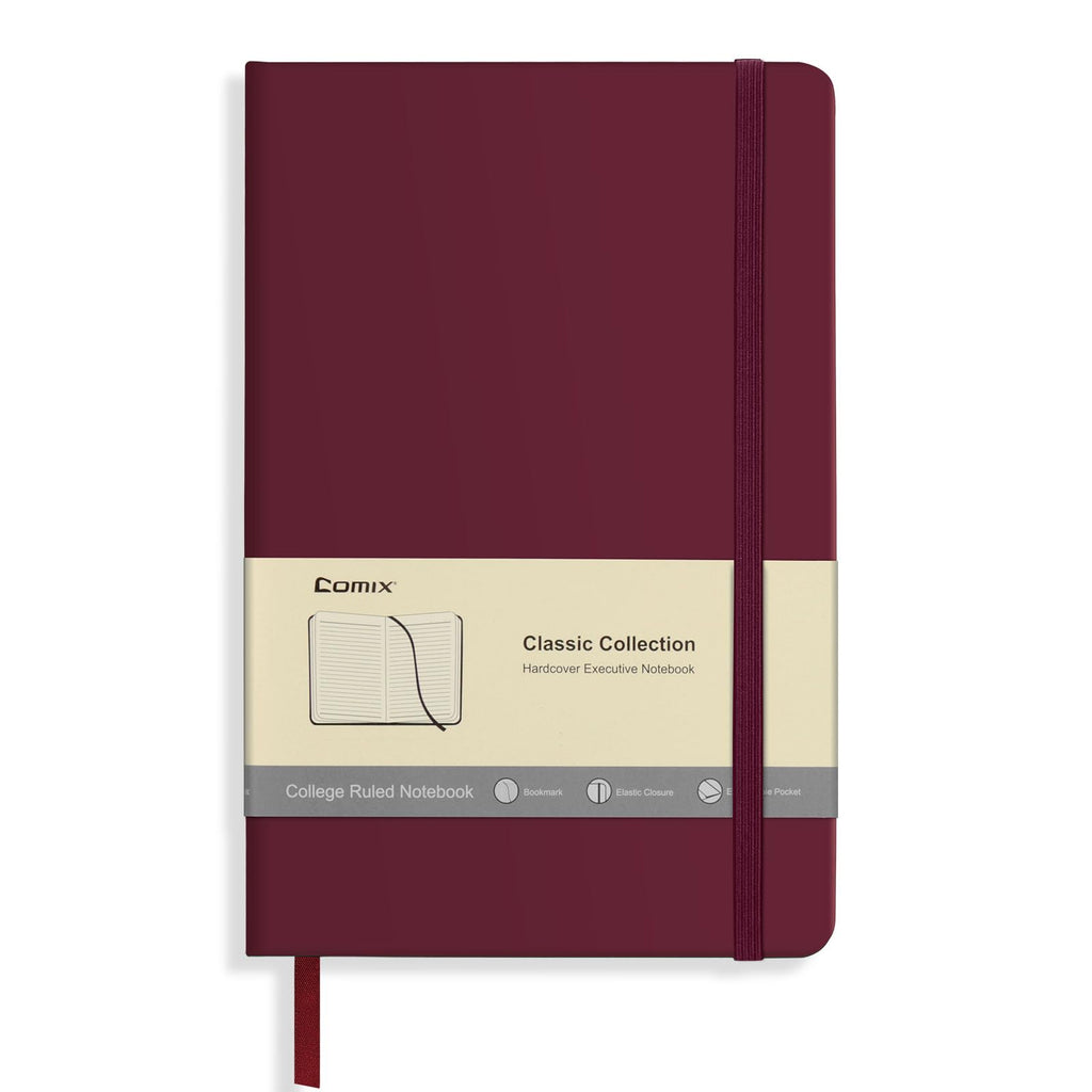 Comix 8 Pack Lined Journal Notebooks for Work, 240 Pages, 5.5"x8.3"