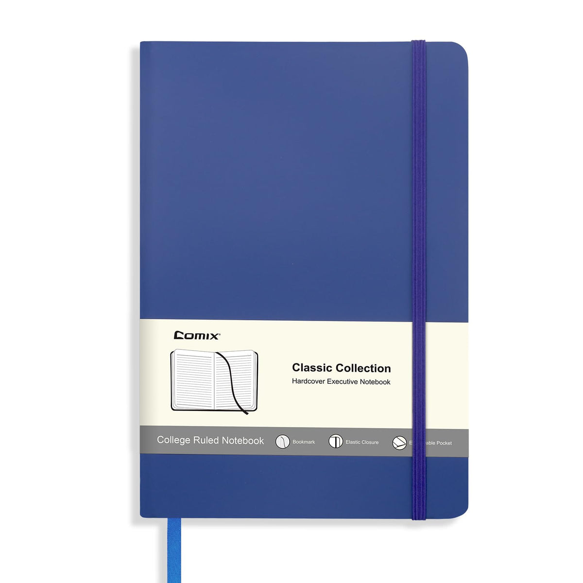 Comix 8 Pack Lined Journal Notebooks for Work, 240 Pages, 5.5"x8.3"