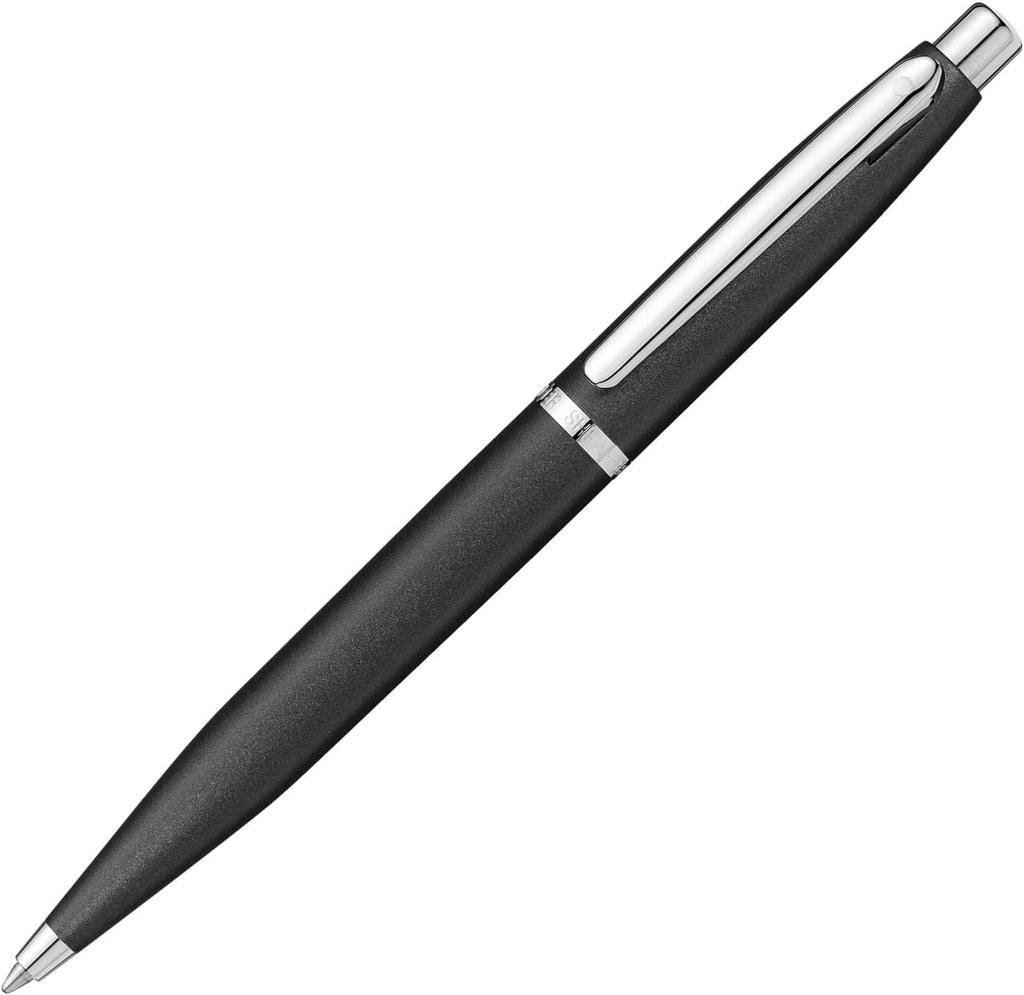 Sheaffer VFM Matte Black Fountain Pen with Chrome Trim and Fine Nib