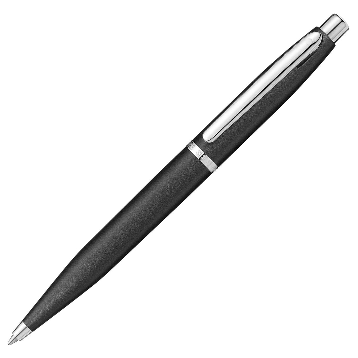 Sheaffer VFM Matte Black Fountain Pen with Chrome Trim and Fine Nib