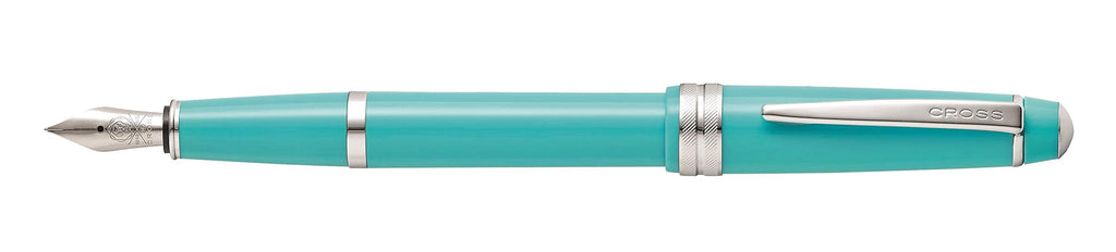 Cross Bailey Light Polished White Resin Fountain Pen, Fine Nib