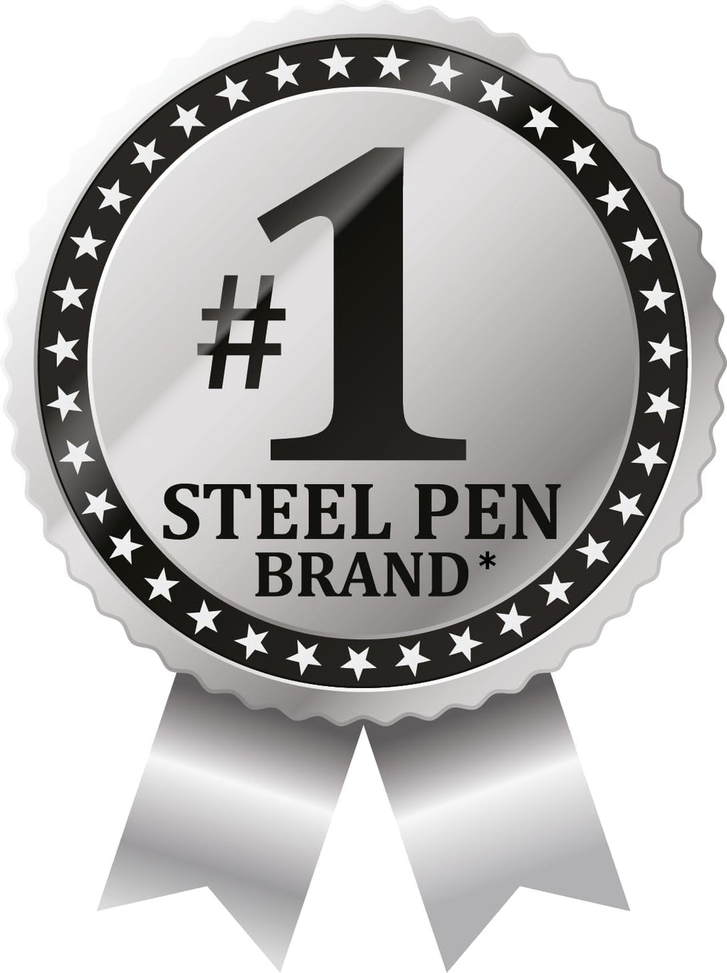 Zebra Pen STEEL F-701 Retractable Ballpoint Pen, Black Ink, 0.8mm, 1-Pack