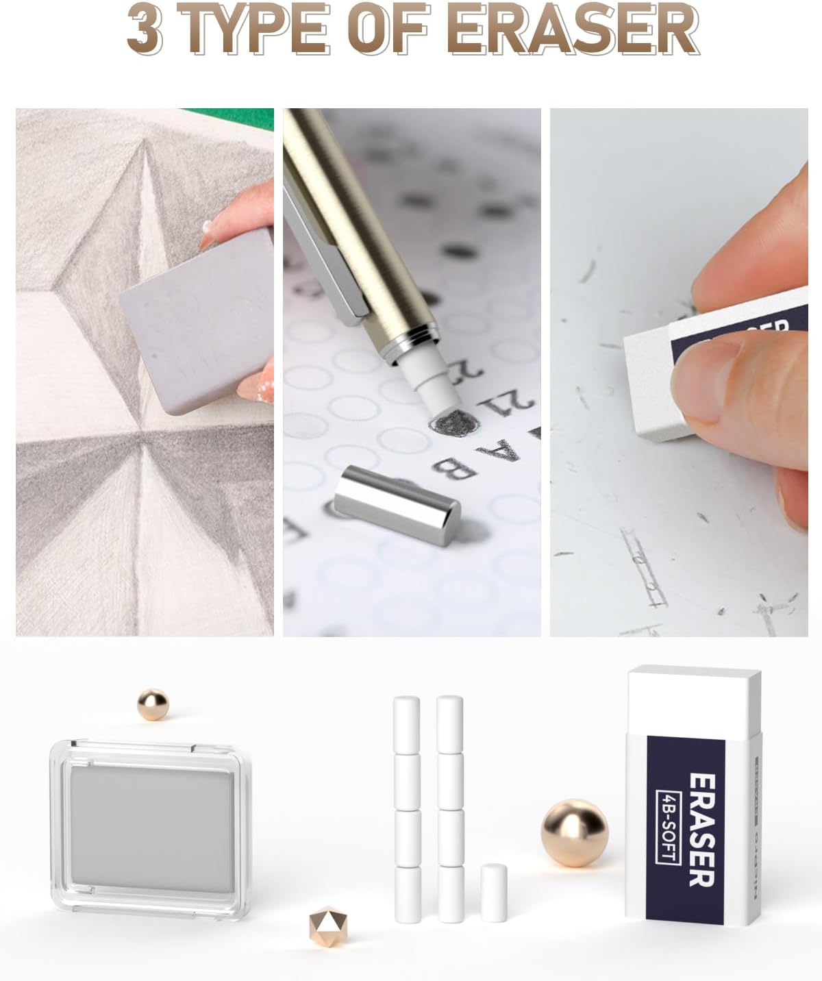Nicpro Mechanical Pencil Set, 35PCS Art Mechanical Pencils 0.5/0.7/0.9/2mm