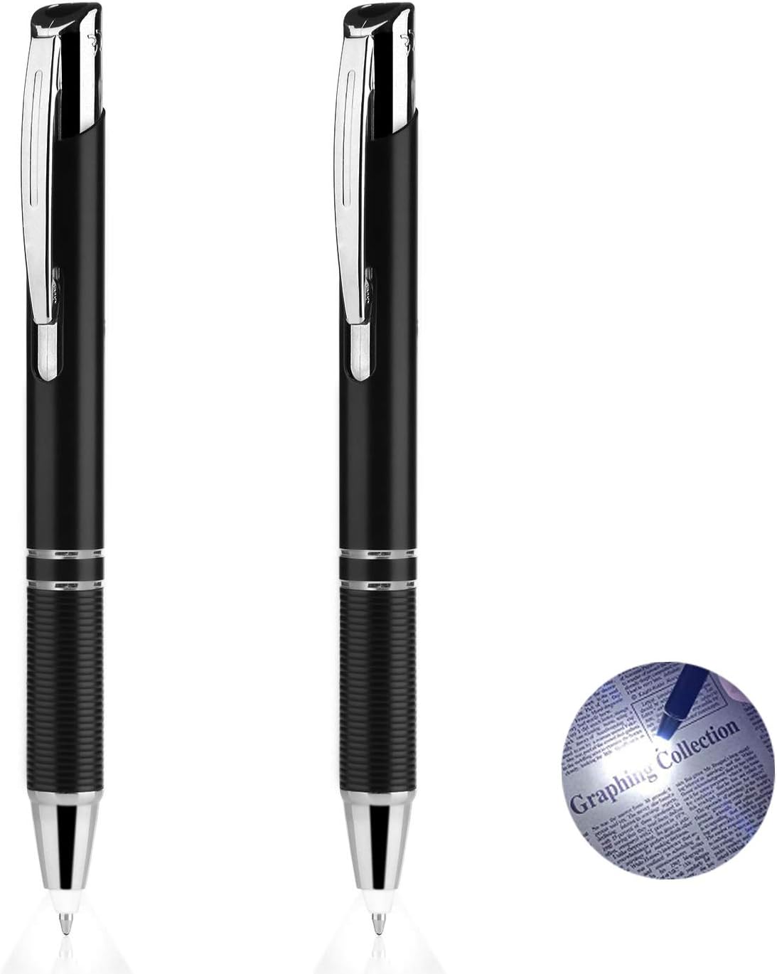 Penyeah Pen with Light, Light Up Flashlight Pen, LED Lighted Pens - White
