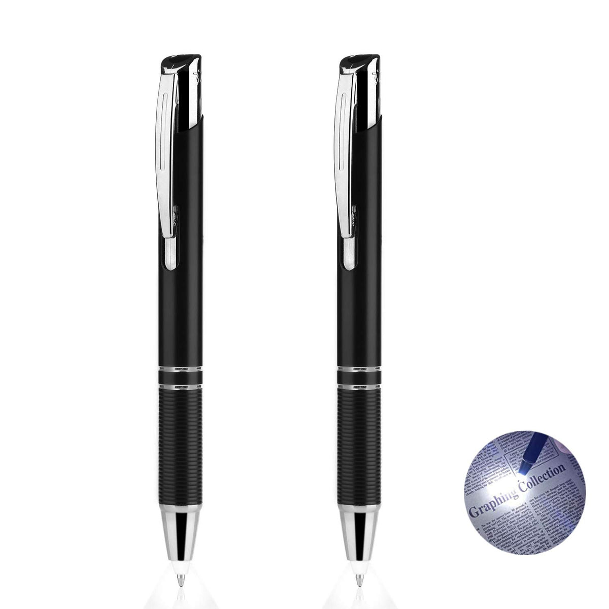 Penyeah Pen with Light, Light Up Flashlight Pen, LED Lighted Pens - White