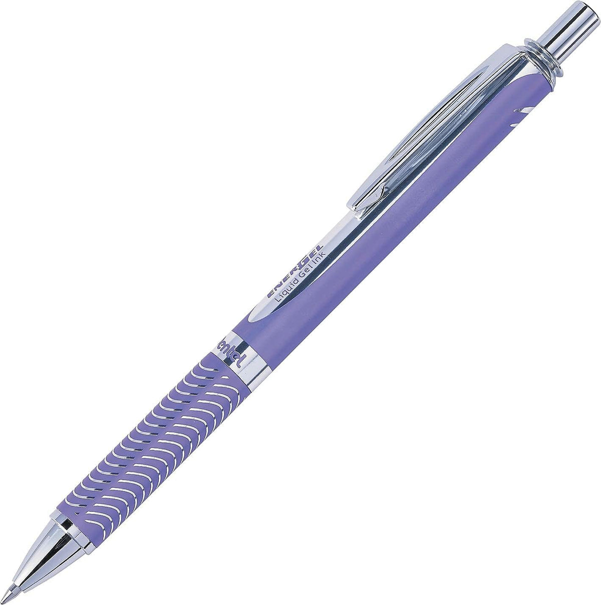 Pentel EnerGel Alloy RT Retractable Liquid Gel Pen, (0.7mm), Violet Barrel, Violet Ink, 1 Pack (BL407VBPV)