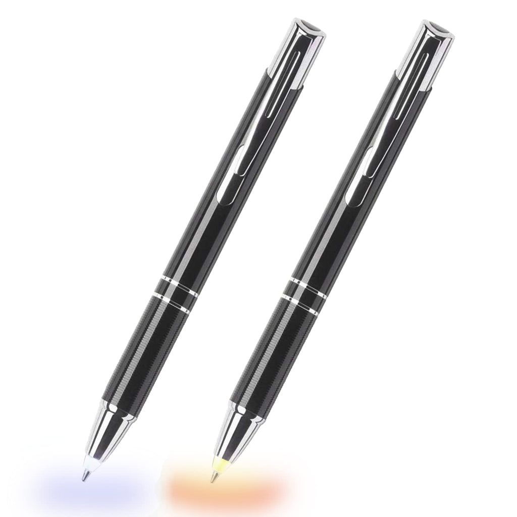 Lighted Tip Pen Flashlight Ballpoint Pens for Dark Writing -2PK- Red Light