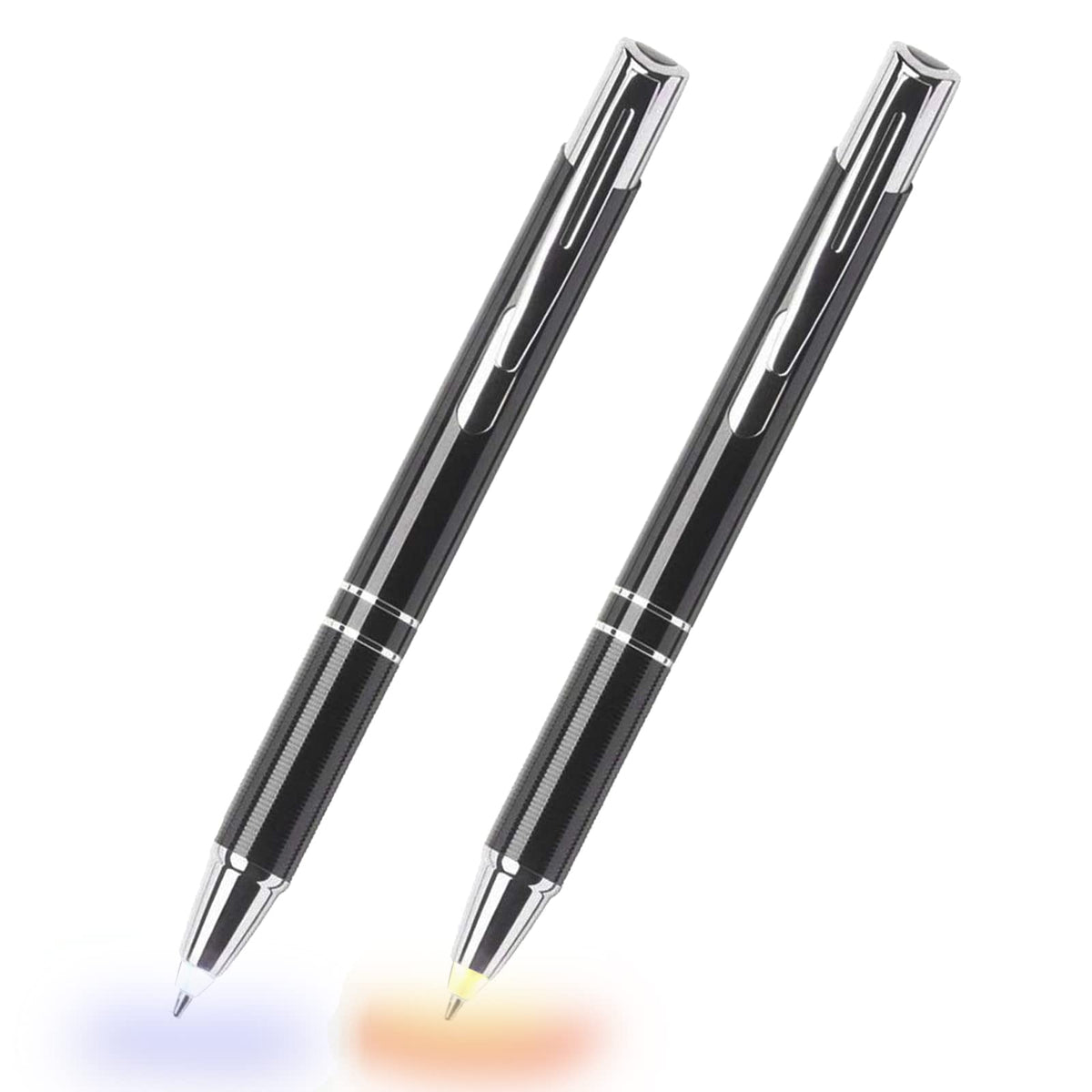 Lighted Tip Pen Flashlight Ballpoint Pens for Dark Writing -2PK- Red Light