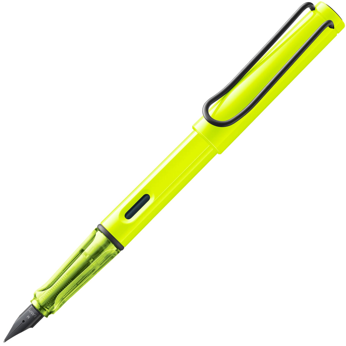 LAMY safari black - Fountain Pen with ergonomic grip & polished steel nib in size M - ideal for any Writing & Calligraphy - including LAMY T 10 blue cartridge - Right-Handed
