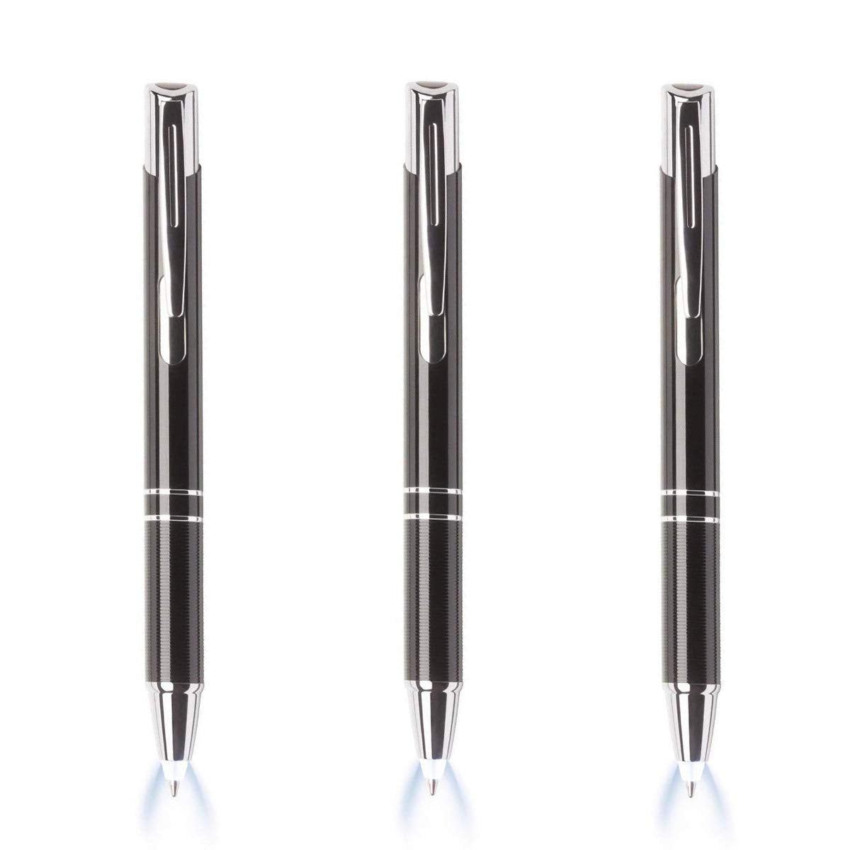 Pen with Light, Light Up Ballpoint Pen, Bright Lighted Pens for Writing in the Dark Led Light Flashlight Nurses Pen with Light Tip 3 Pack Penlight-Blue Light
