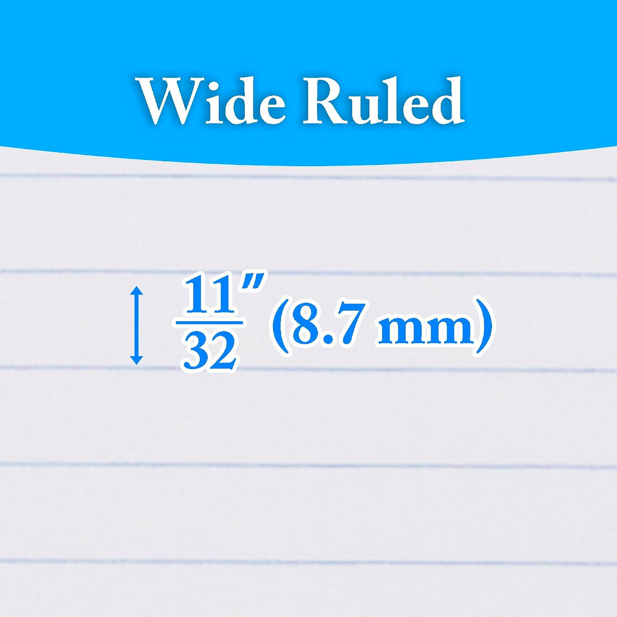 BAZIC PRODUCTS 1-Subject Wireless Notebook, Wide-Ruled, 80 Sheets, 6 Titles