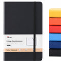 SUIN A5 Hardcover Lined Notebooks, Assorted Colors, 6 Pack, 200 Pages Each