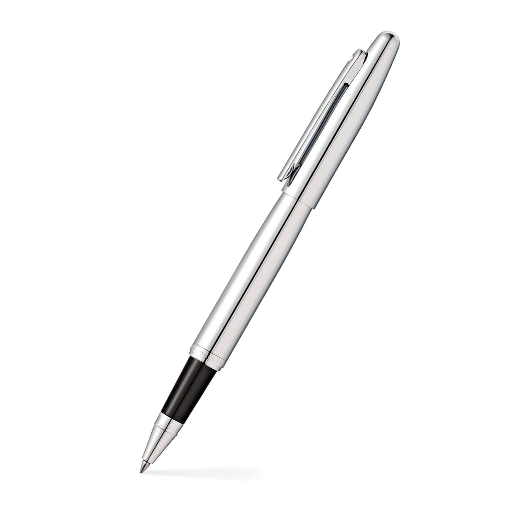 Sheaffer VFM Matte Black Fountain Pen with Chrome Trim and Fine Nib
