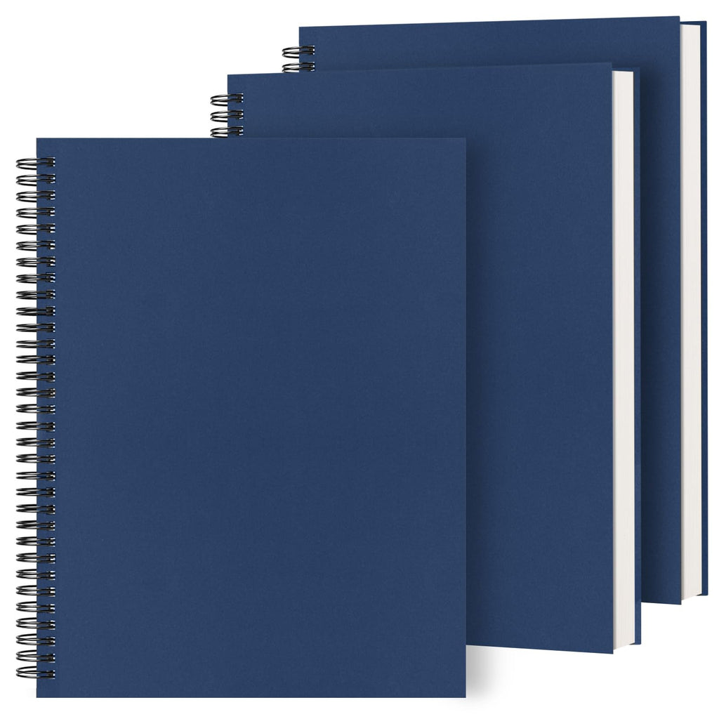 Dynta 3 Packs Large Spiral Notebooks 8.5"x11" Notebooks for Work