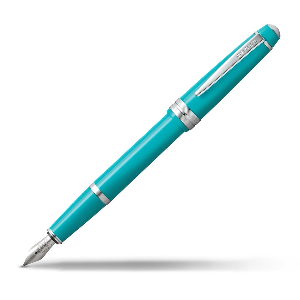 Cross Bailey Light Polished White Resin Fountain Pen, Fine Nib