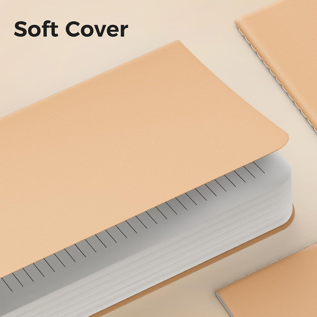 Large College Ruled Notebook Journals Bulk with Thick Lined Paper, 60 Pages, 8.5x11 inch, Composition Diary Subject Notebooks Planner for Travelers Students Office, Kraft Journal Set, 12 Pack