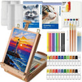 Mixed Media Art Set with Art Easel, Complete Art Supplies Kit