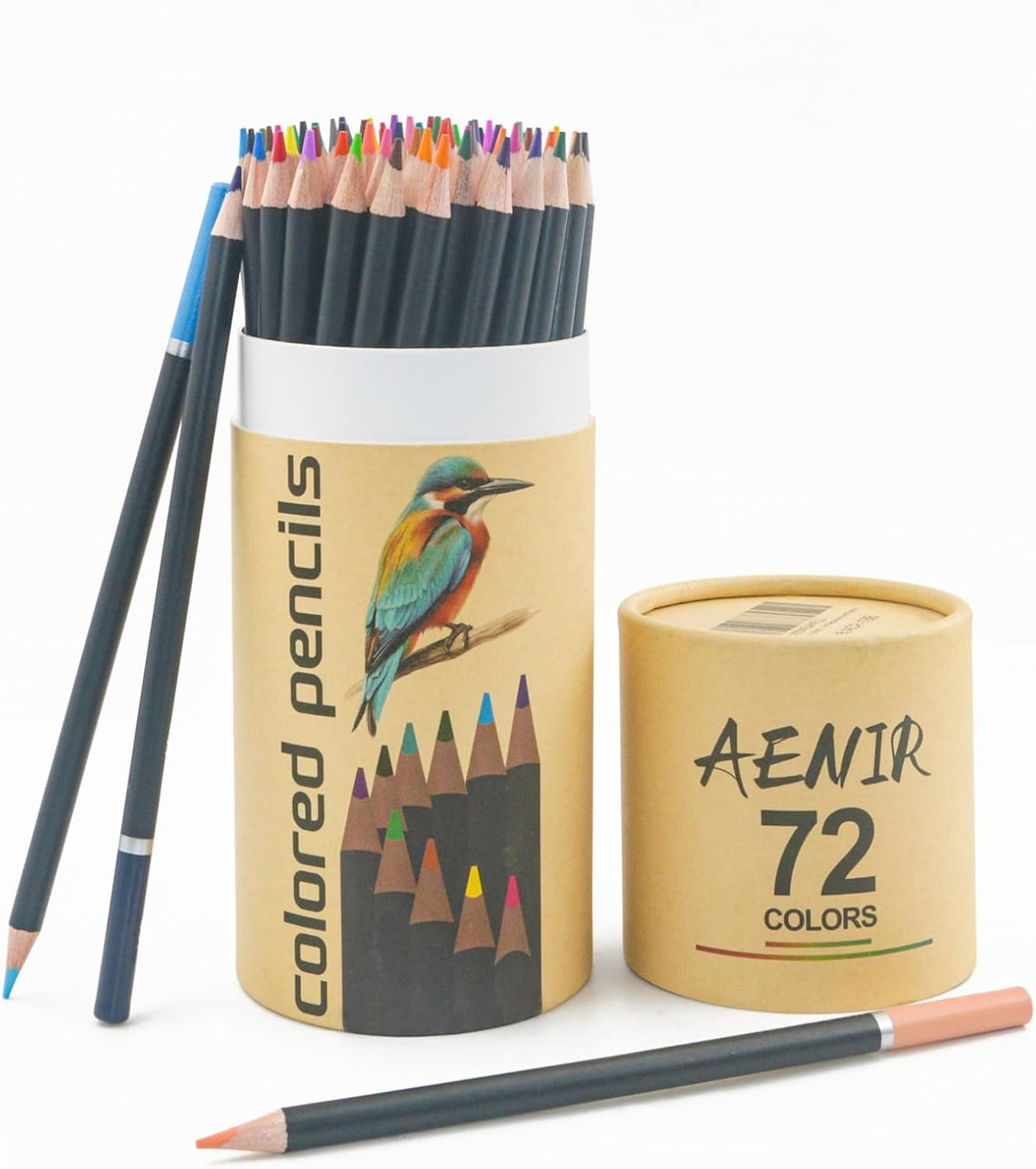 Aenir Colored Pencils for Adults, 72-Color Pencils for Adult Coloring Books