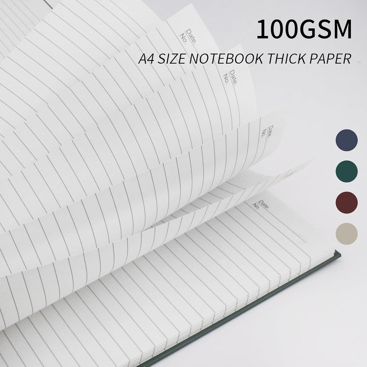 Spiral Notebooks 8.5x11,4 Pack College Ruled (LINED, Mult-color)