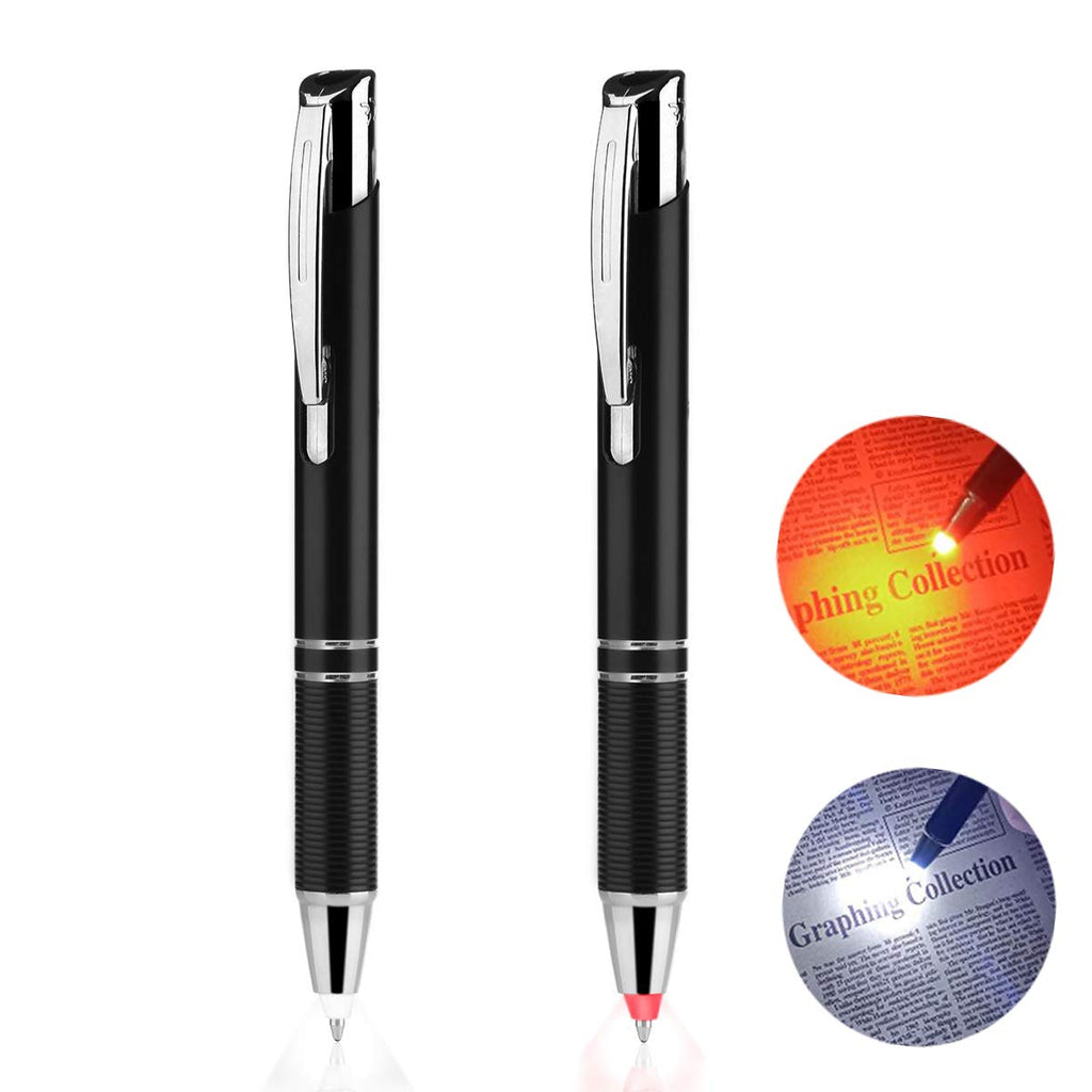 Penyeah Pen with Light, Light Up Flashlight Pen, LED Lighted Pens - White