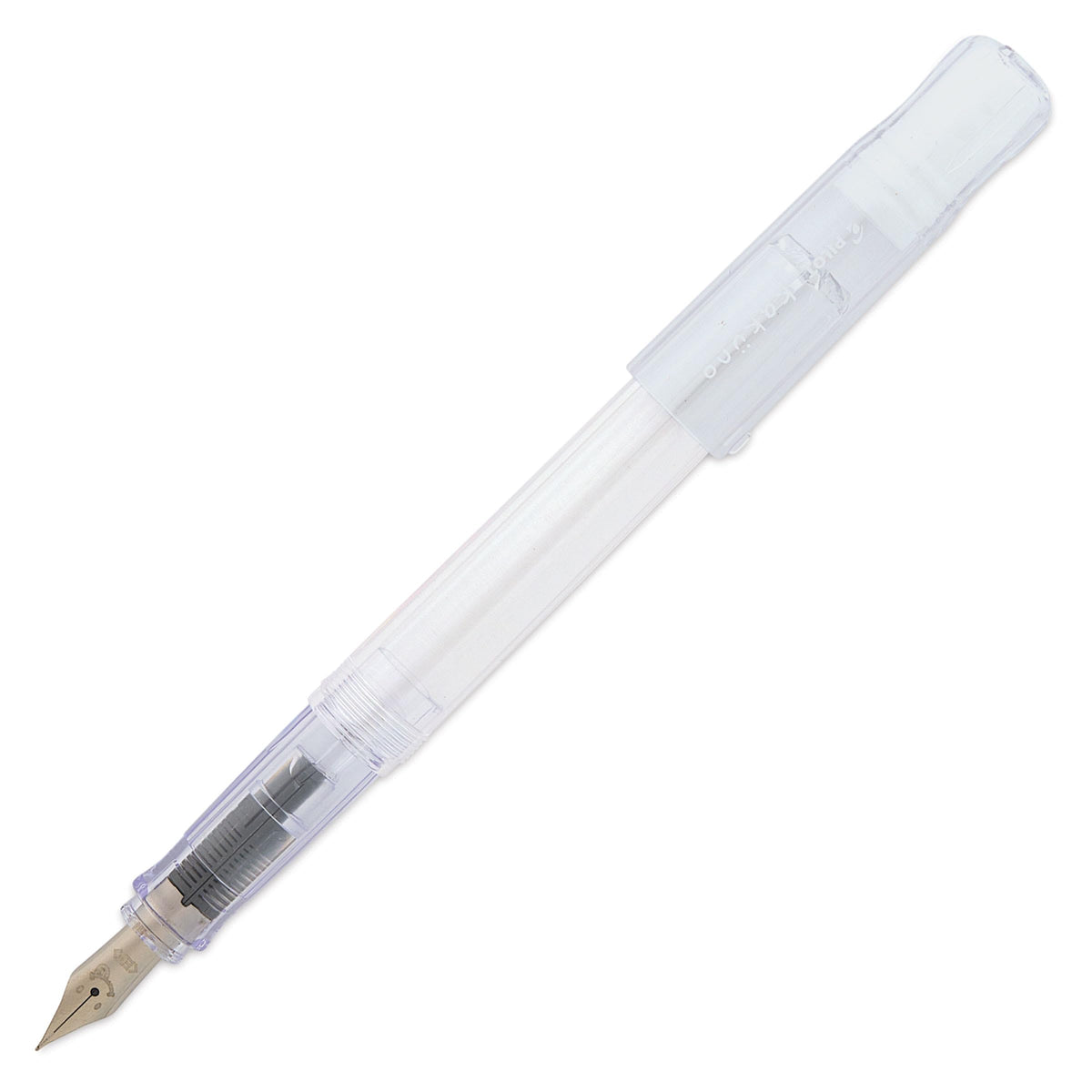 PILOT Kakuno Fountain Pen, Clear Barrel, Medium Nib 0.5mm