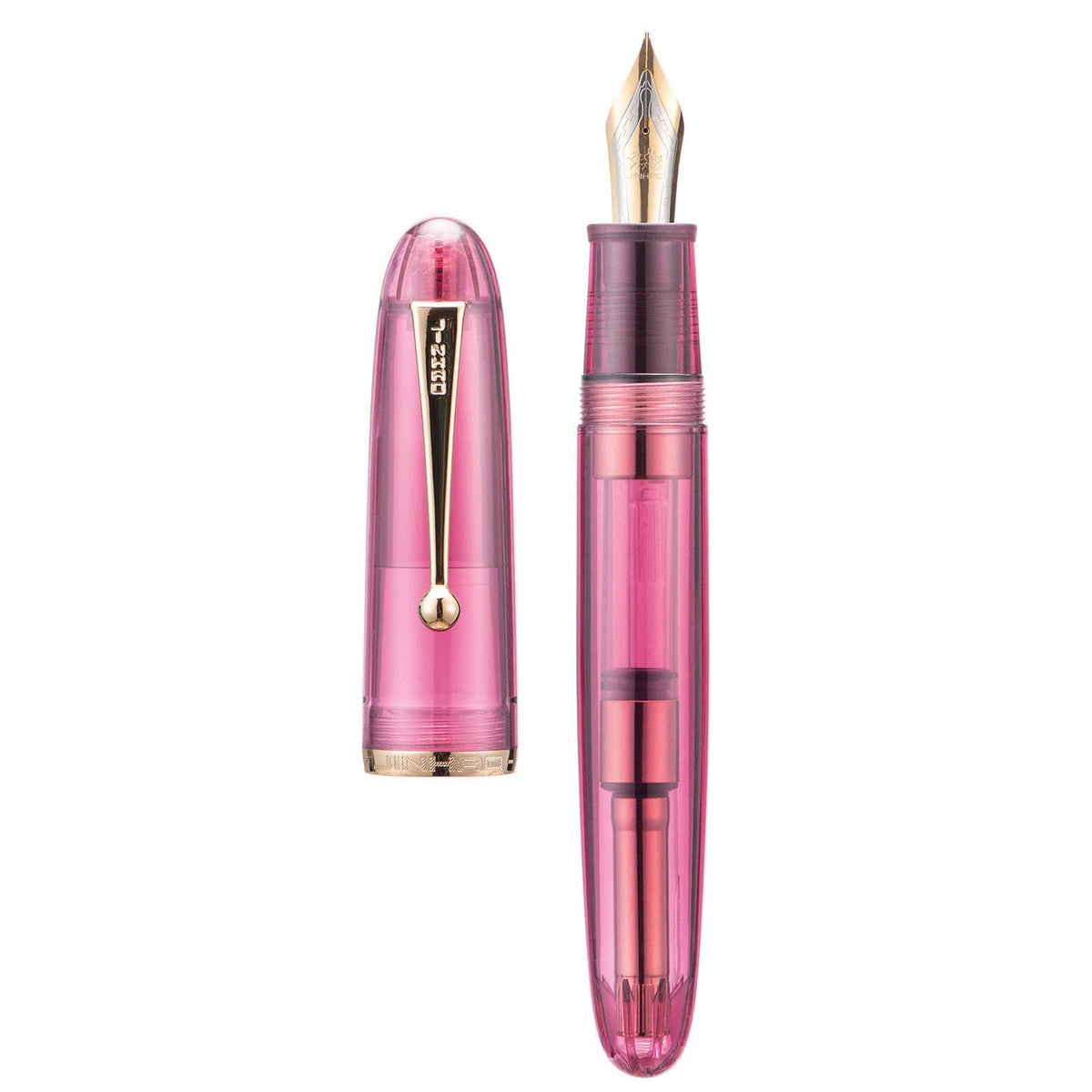 Jinhao 9019 Fountain Pen Dadao Series Ivory White #8 Heartbeat Fine Nib Large Converter Smooth Writing Instrument