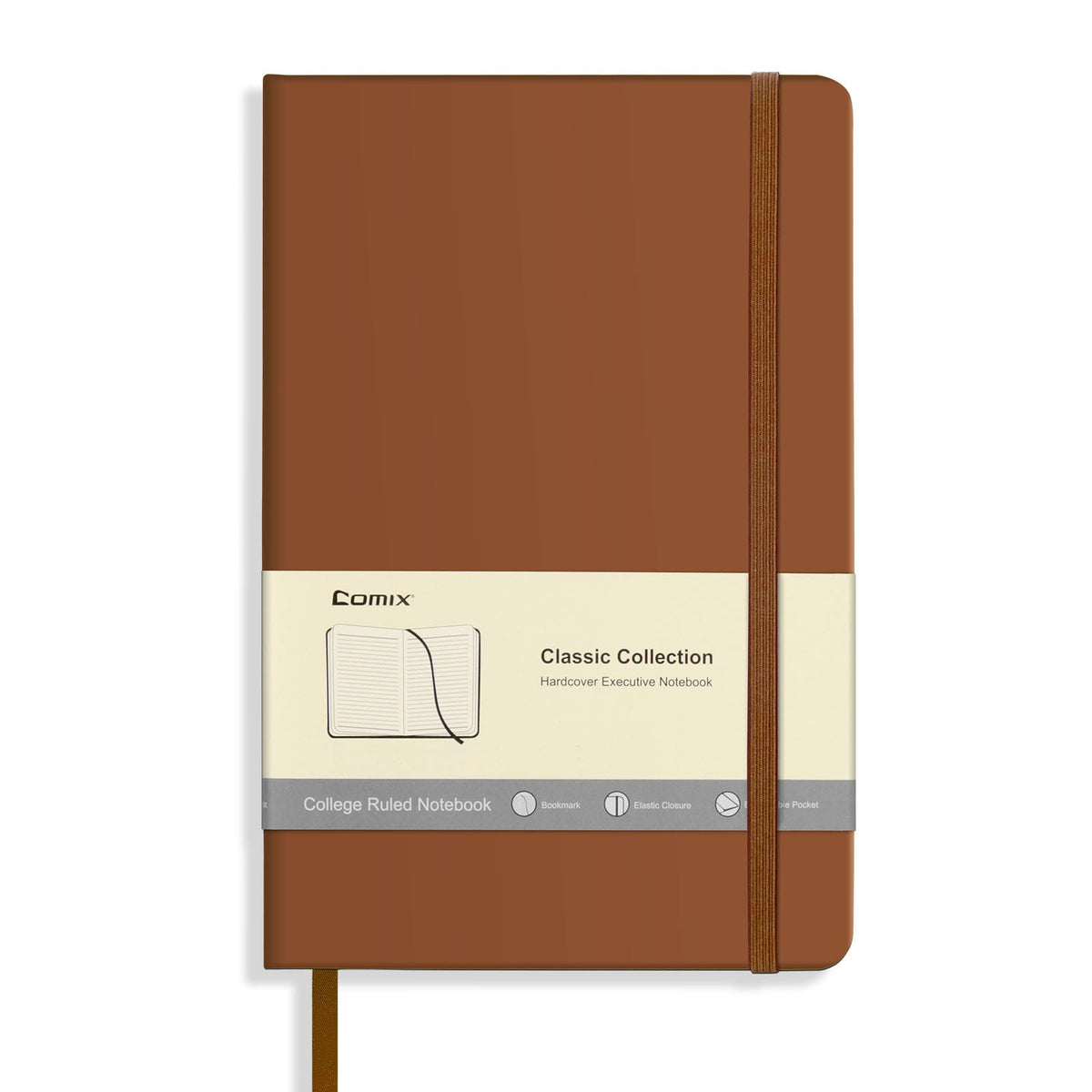 Comix 8 Pack Lined Journal Notebooks for Work, 240 Pages, 5.5"x8.3"