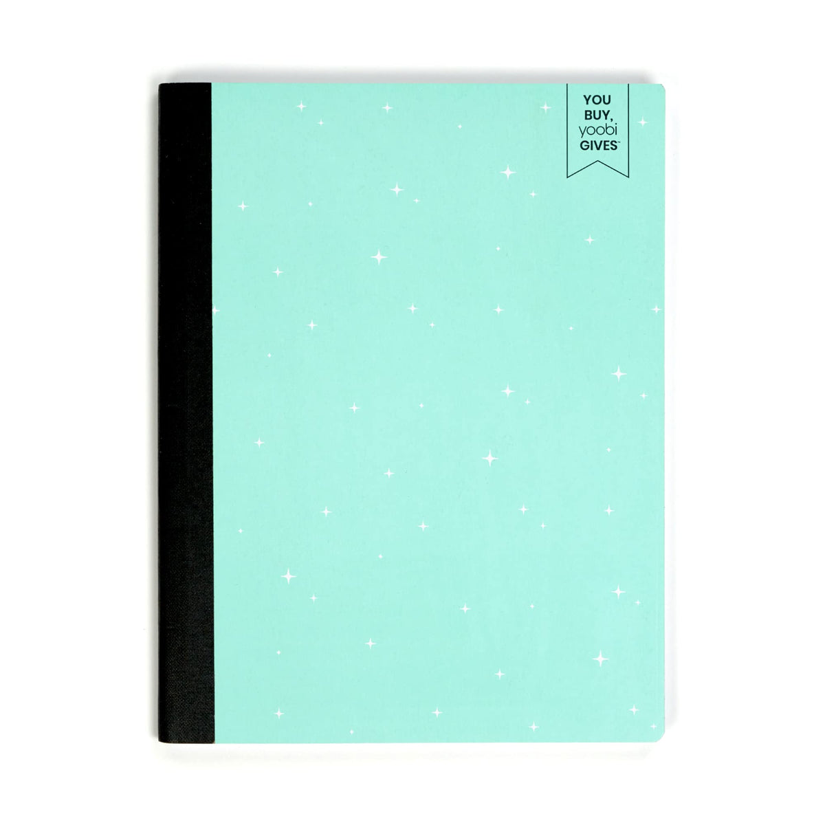Yoobi College Ruled 3-Subject Notebooks, 3-Pack, 150 Sheets, 8x10.5in