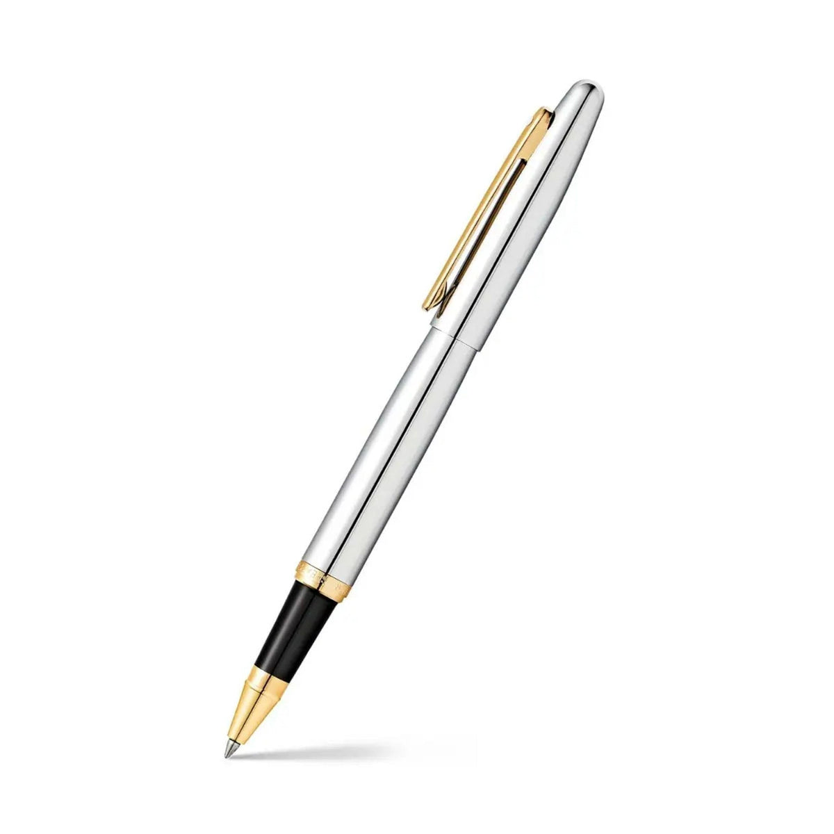Sheaffer VFM Matte Black Fountain Pen with Chrome Trim and Fine Nib