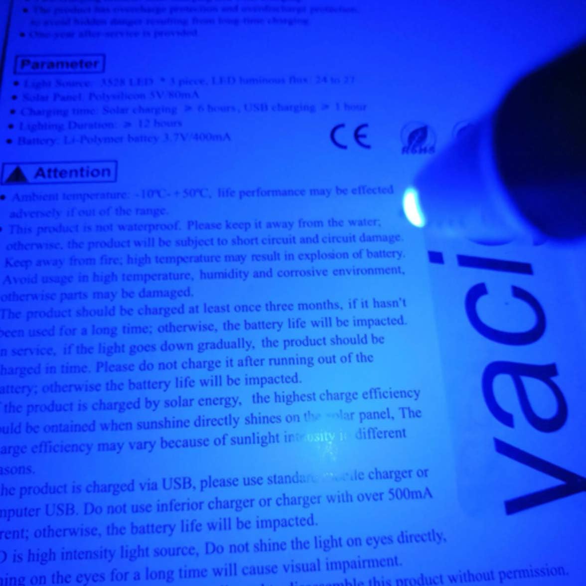 Pen with Light, Light Up Ballpoint Pen, Bright Lighted Pens for Writing in the Dark Led Light Flashlight Nurses Pen with Light Tip 3 Pack Penlight-Blue Light