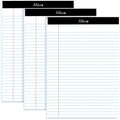 Alitte Legal Notepads 8.5 x 11, Pack of 12 - Perforated Wide Ruled Writing Pad - Premium Thick Paper, No Ink Bleeding - Blank Legal Pads For Home, Office, School, Business - 50 Sheets Per Notebook