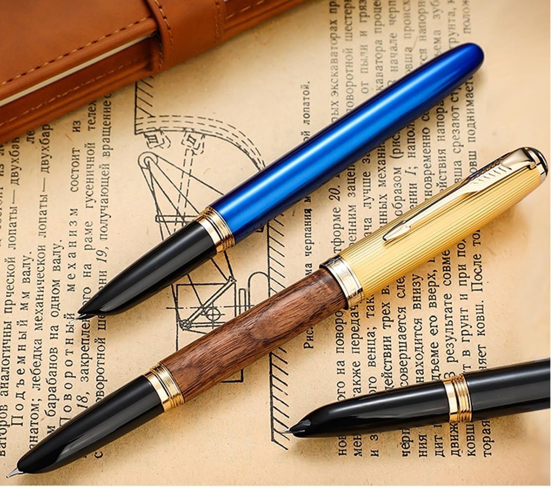 Jinhao 85 Fountain Pen Extra Fine Nib 0.38mm(Black)