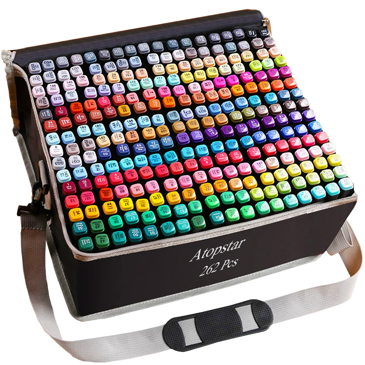 ATOPSTAR 120 Colors Alcohol Markers Artist Drawing, Dual Tip Adult Coloring