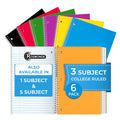 Rosmonde Spiral Notebook, 12 Pack, 1 Subject, College Ruled, 70 Sheets