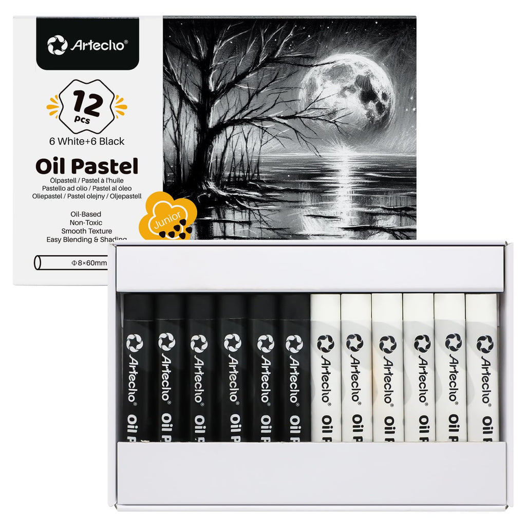 Artecho Oil Pastels Set of 50 Colors (8 x 60 mm)