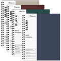Spiral Notebooks 8.5x11,4 Pack College Ruled (LINED, Mult-color)